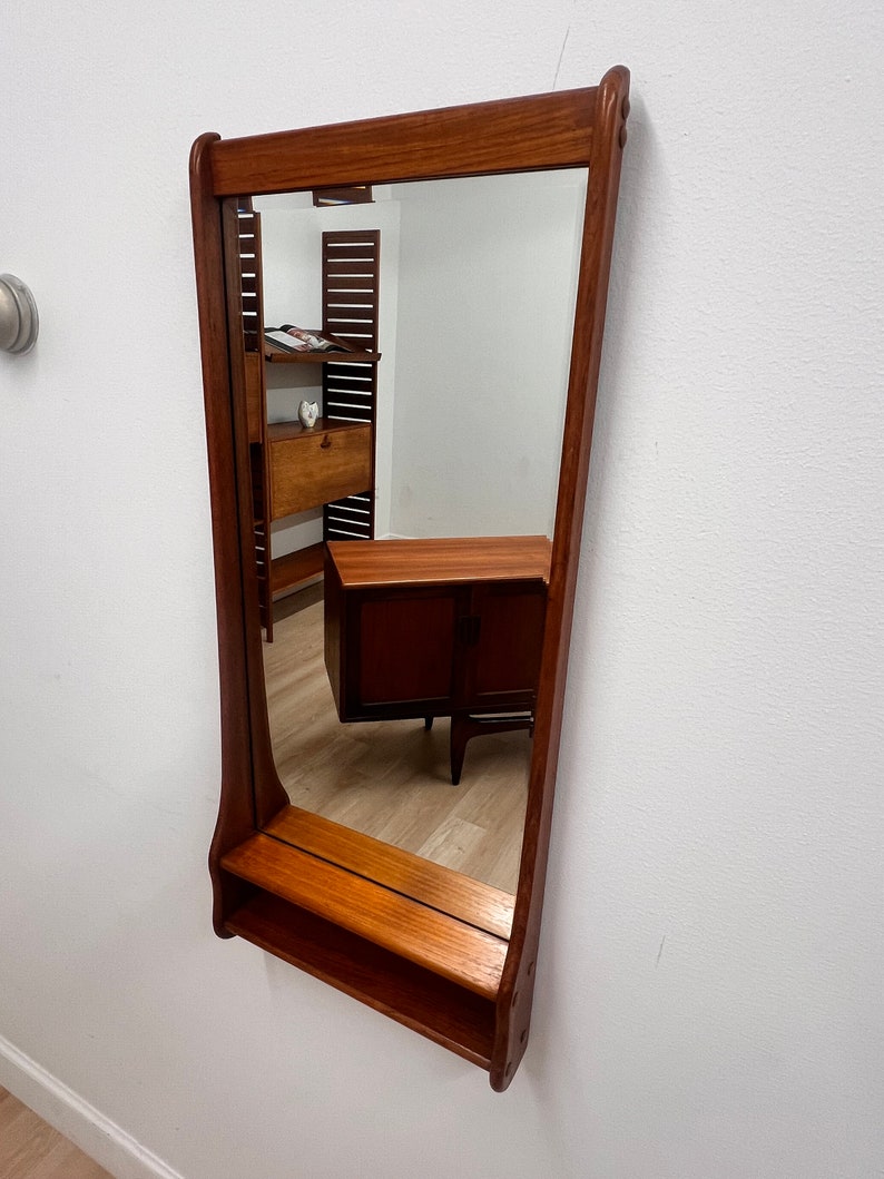 Mid Century Mirror made in Denmark image 8