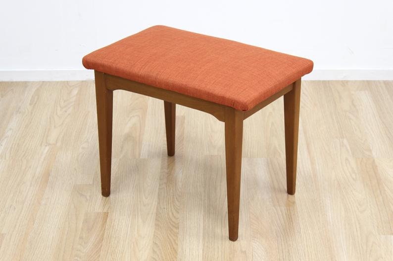 Mid Century Vanity Stool by Elliots of Newbury image 5