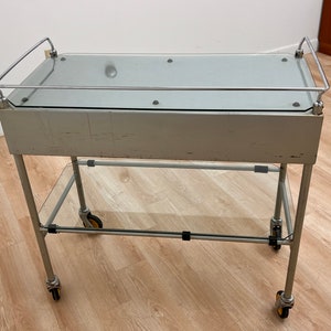 Mid Century industrial Medical Trolley 1950s image 7