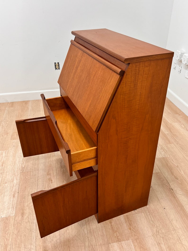 Mid Century Secretary Desk made in Denmark image 8