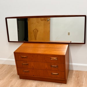 Mid Century Mirror and Dresser set by G Plan image 5