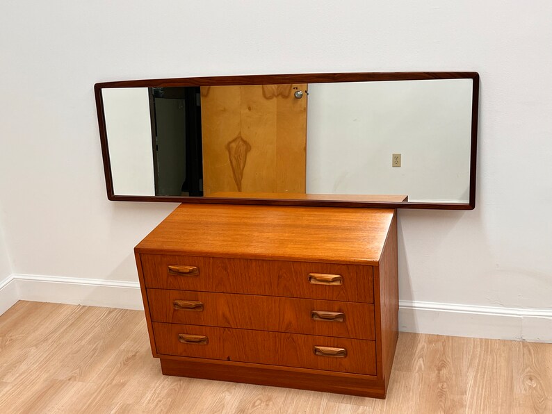 Mid Century Mirror and Dresser set by G Plan image 5
