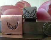 Wings with Celtic Knot Metal Hand Stamp for Blacksmiths, Jewelry and Metal Artists