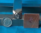 Small Yoga Hand Metal Hand Stamp for Blacksmiths and Metal Artists