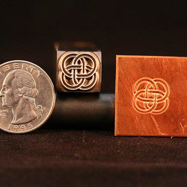 Celtic Knot Metal Hand Stamp for Metal Artists