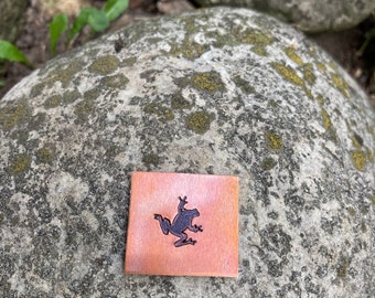 Frog Metal Hand Stamp