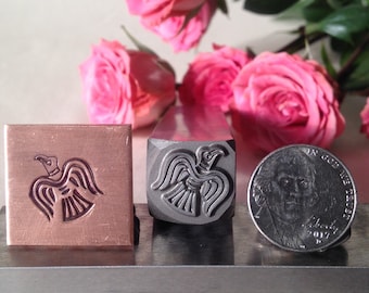 USA HAND MADE Viking Raven Metal Stamp for Blacksmiths and Metal Artists
