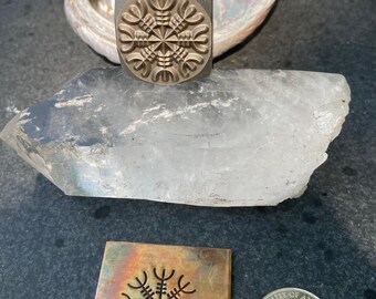 USA HAND MADE Helm of Awe Metal Hand Stamp for Blacksmith and Metal Artists