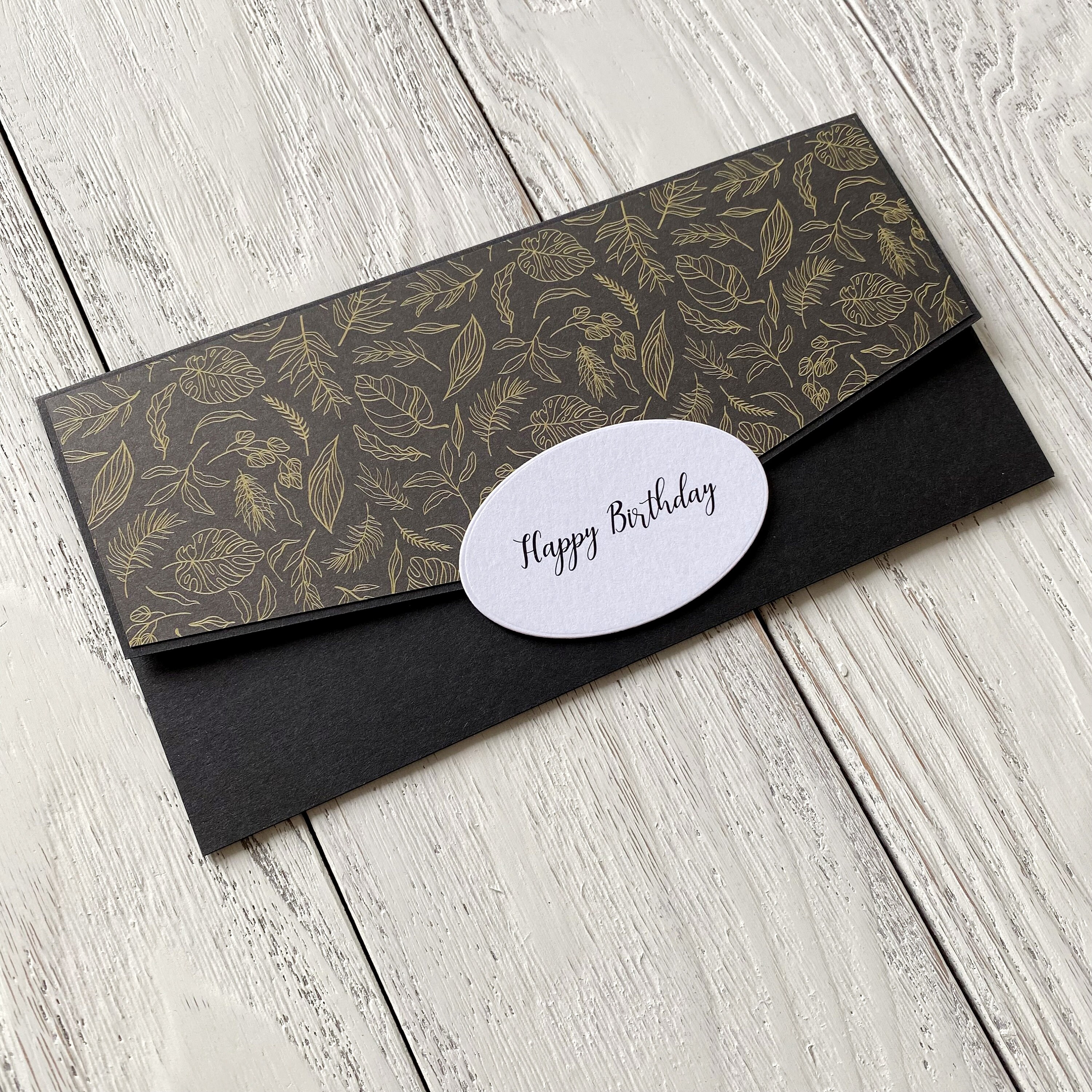 Black Money Envelope For Gift, Birthday Money Gift, Wedding Money