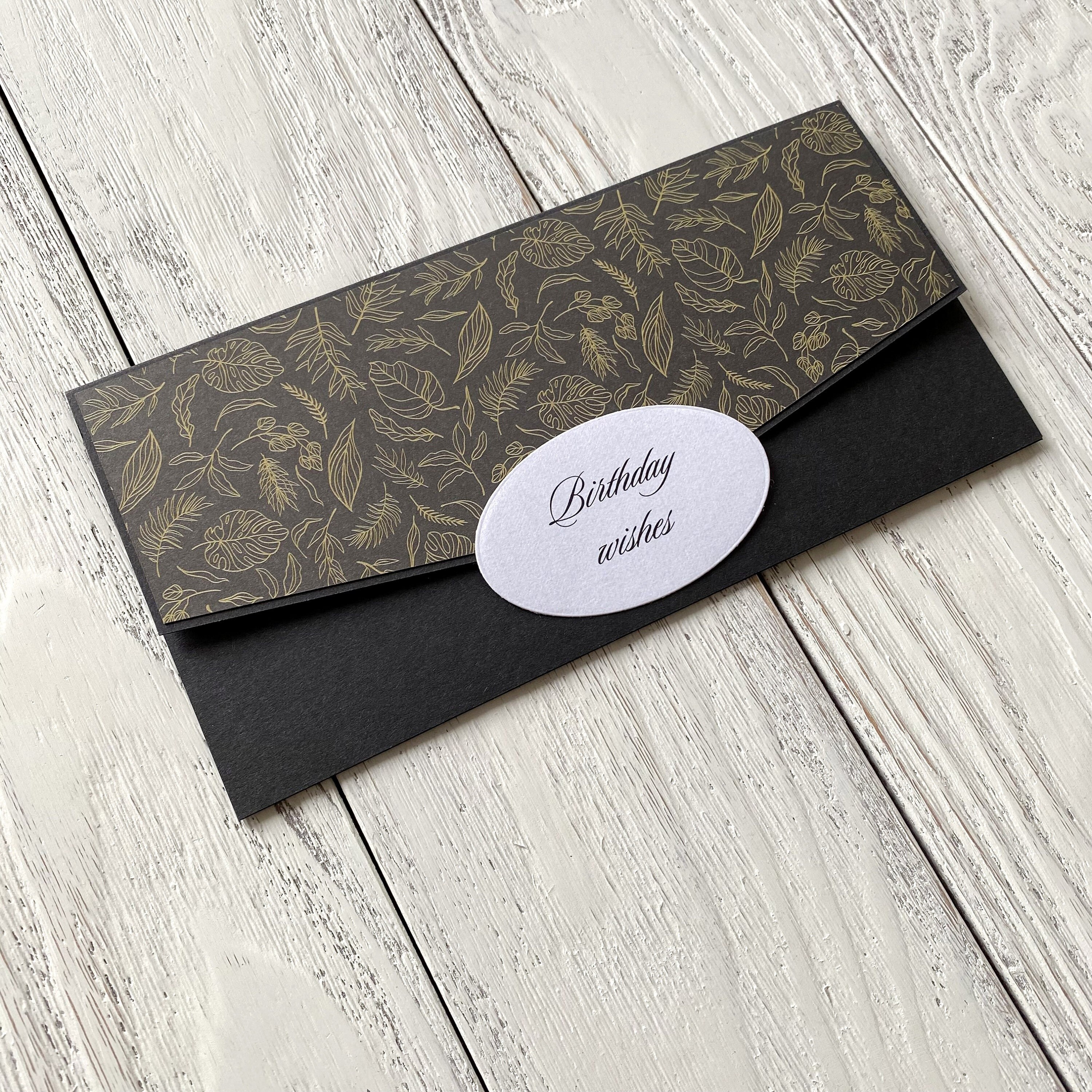 Jiebor 100 Sets Mini Black Envelopes with Small Blank Gift Business Card  Wedding