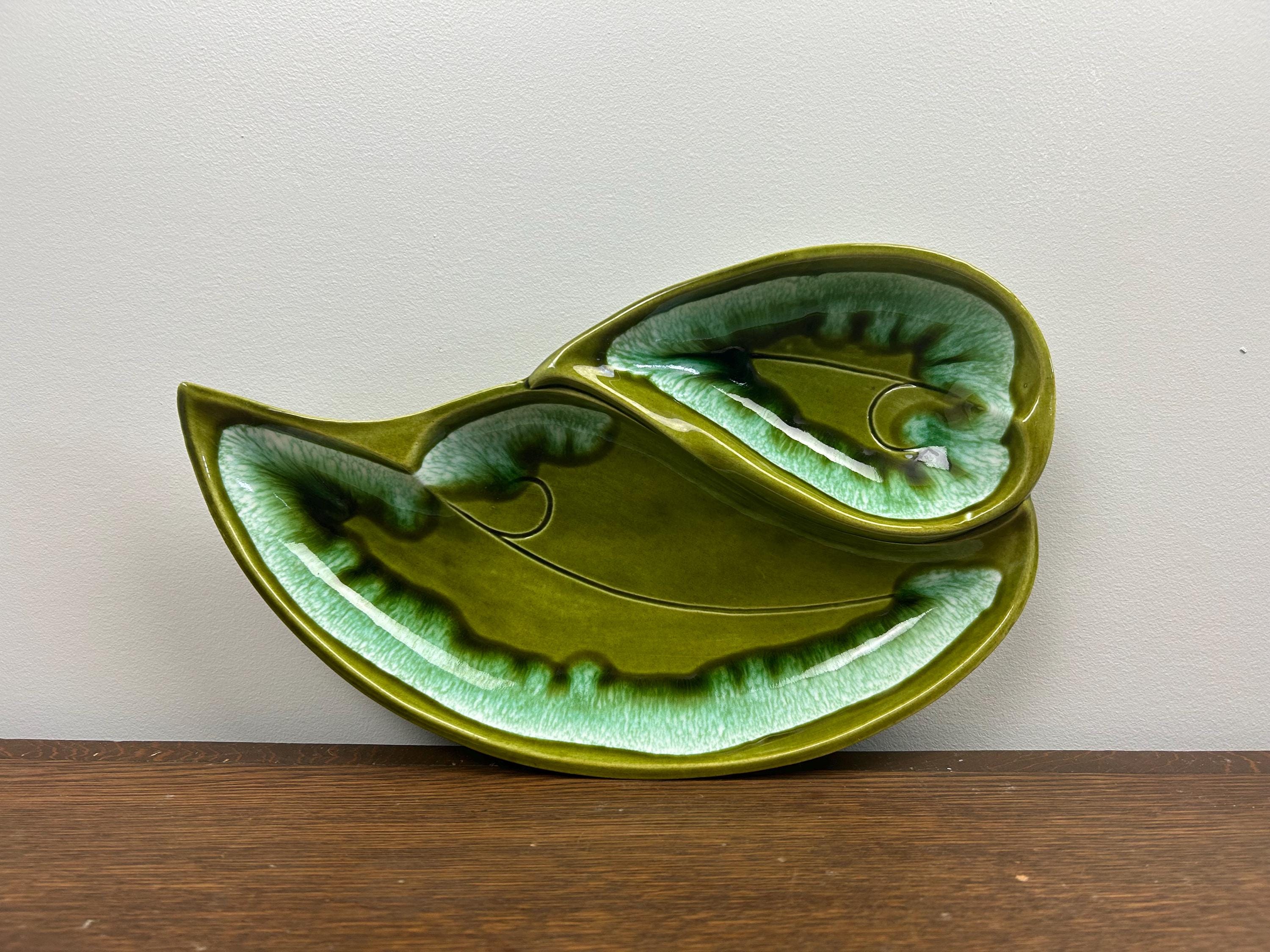 Vintage Santa Anita Ware California Pottery Aqua Blue Green