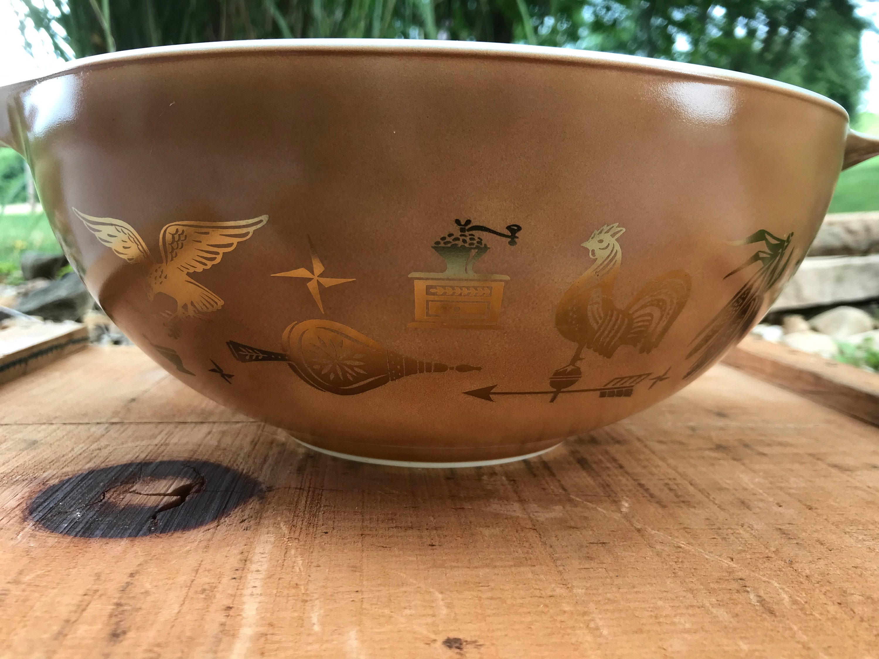 Vintage Pyrex Early American Full Cinderella Set, Made in USA 1962