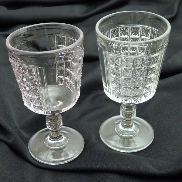 Pair of Cordials, EAPG King and Son