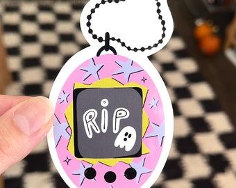 tamagotchi sticker, tamagotchi, tamagotchi illustration, tamagotchi sticker for laptop, tamagotchi stickers, nostalgic sticker, y2k sticker