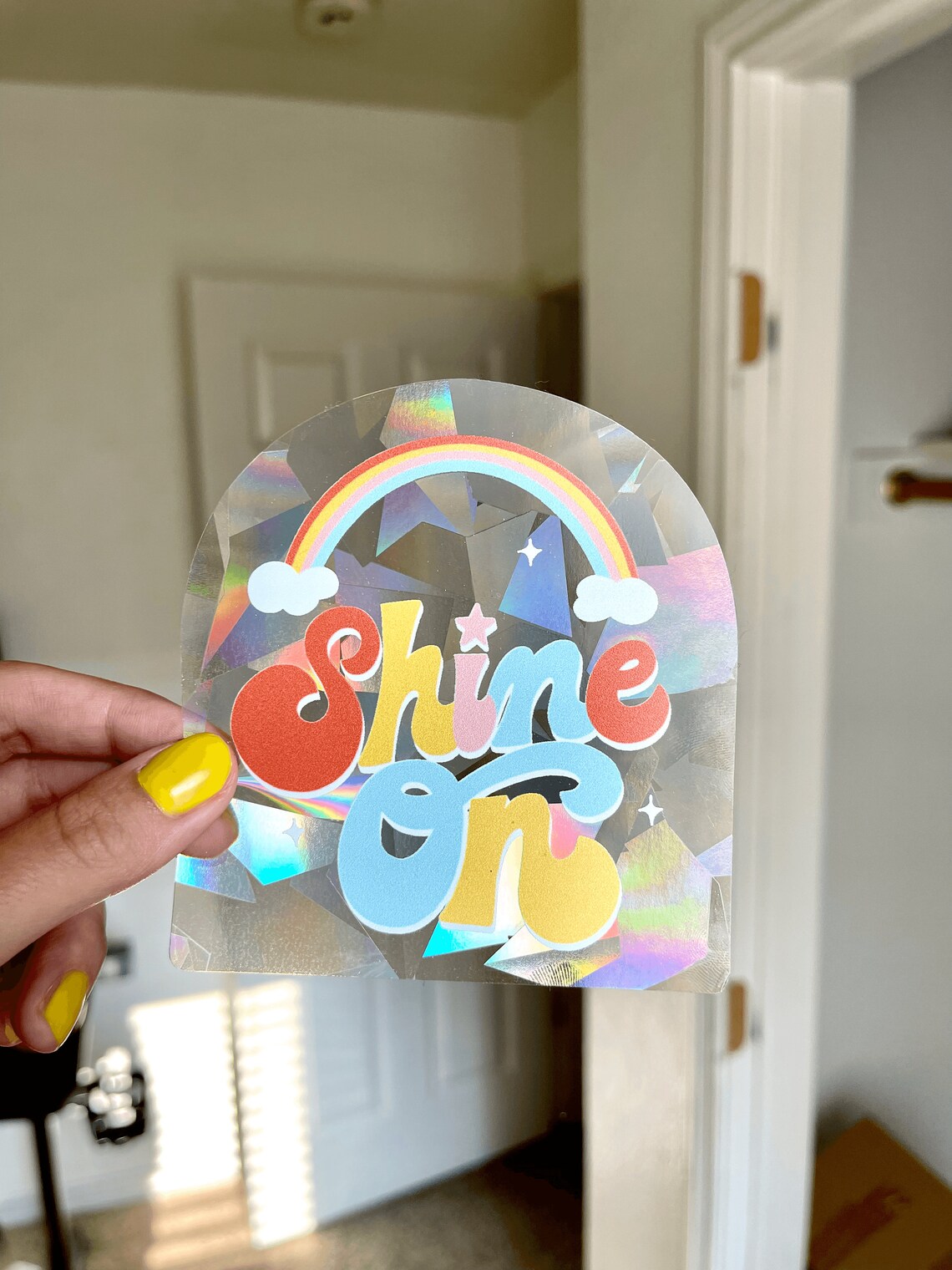 Shine On Suncatcher suncatcher sticker suncatcher decal Etsy