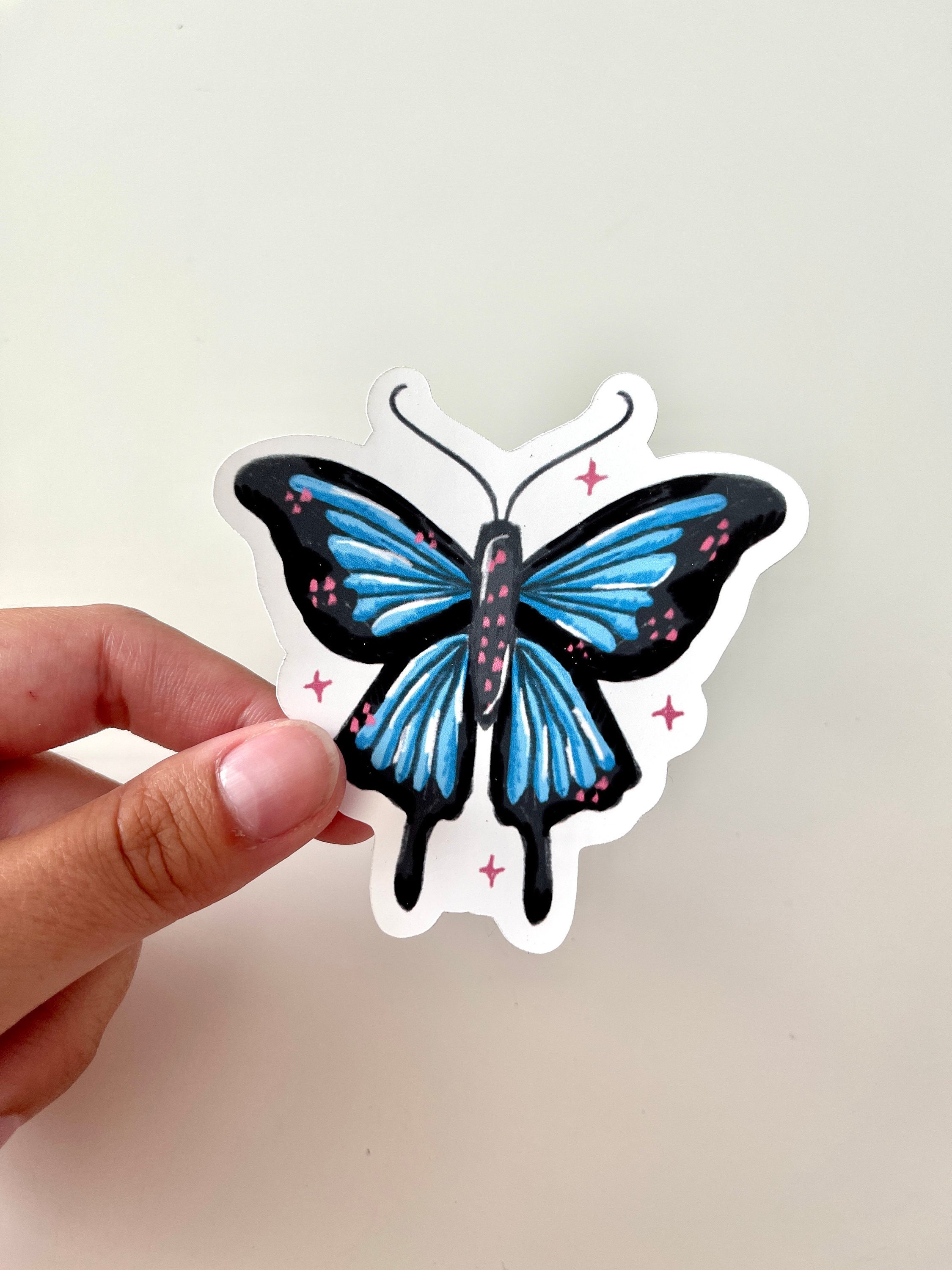 Butterfly Sticker, Butterfly Sticker for Laptop, Butterfly Water Bottle ...