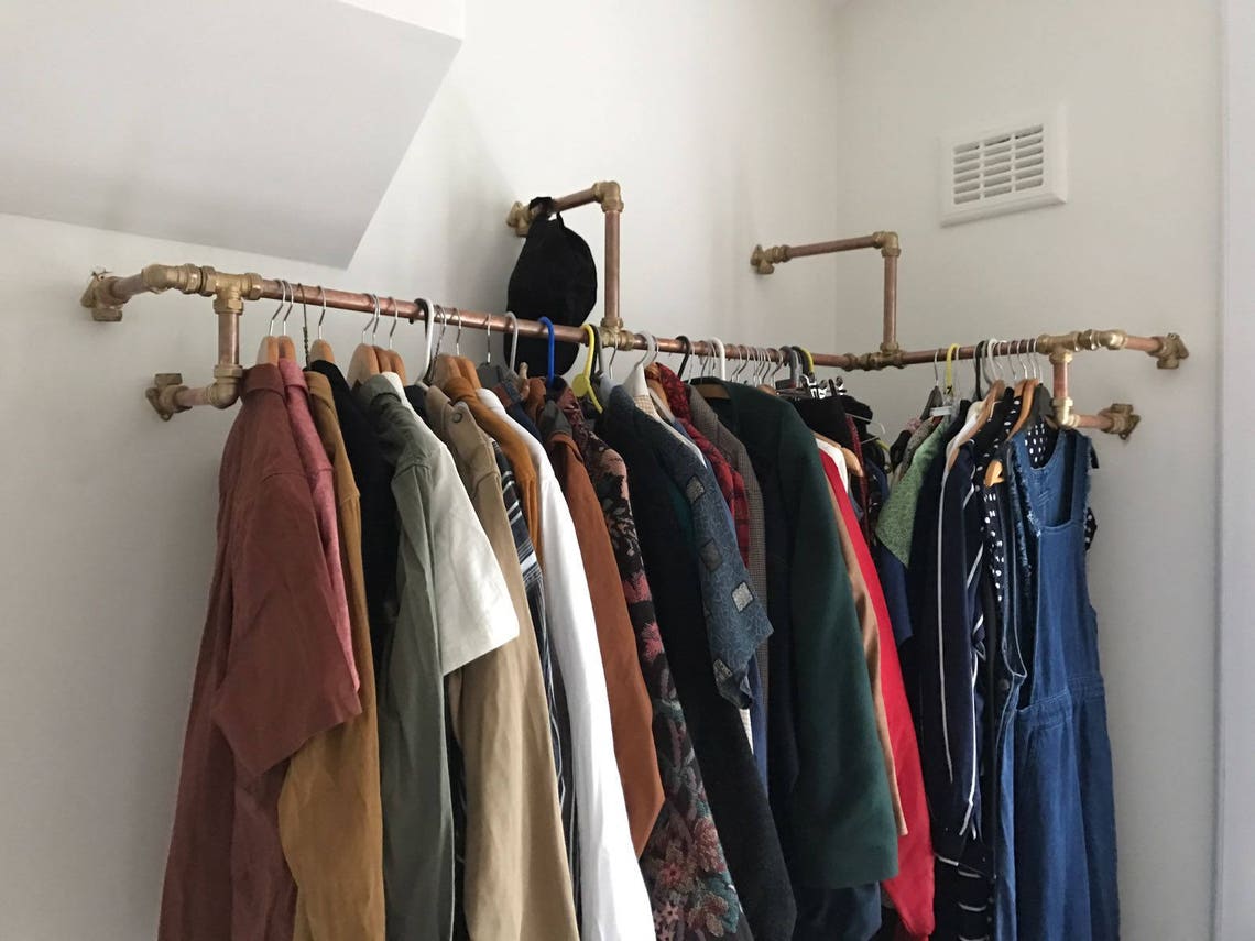 Copper Pipe Clothes Rack Etsy
