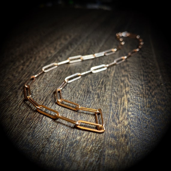 14k Gold Fill Paperclip Chains-Made to order