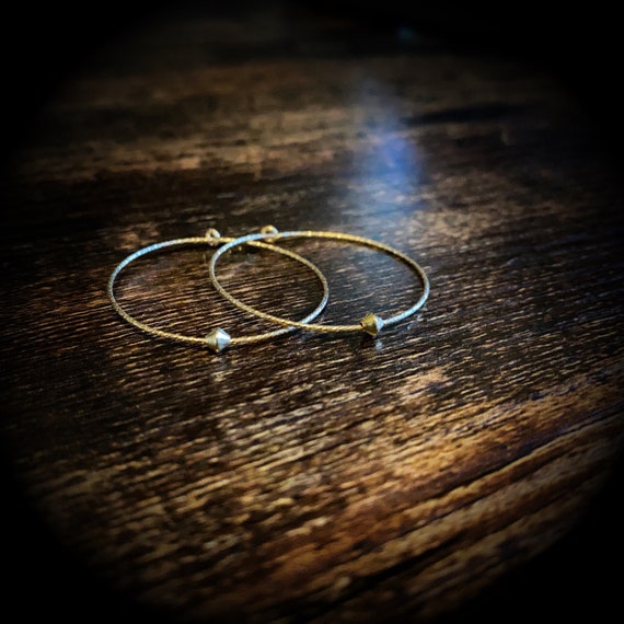 14k Gold Fill Endless Hoop Earrings - Med. Size