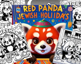 Ontdek Joodse tradities op een leuke manier - Koop vandaag nog het Joodse vakantiekleurboek van de Rode Panda!