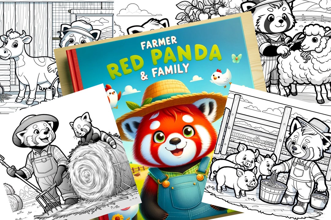 Join the Adventure With Farmer Red Panda & Family: Download Your ...