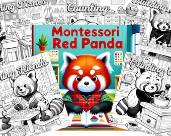 Ontgrendel creativiteit met Montessori Rode Panda! Download nu uw exclusieve kleurboek van 16 pagina's en inspireer jonge geesten!