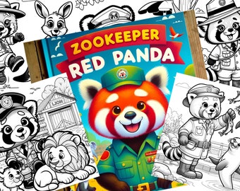 Ontdek de wonderen van de natuur met onze boeiende rode panda-kleurplaten voor kinderen! Duik in 24 heerlijke pagina's met artistiek plezier