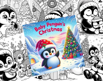 Duik in de geneugten van de feestdagen met 'Baby Penguin's Christmas' - een kleurreis van 11 pagina's! Direct vandaag downloaden!
