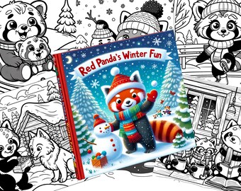 Winter Wonderland! Download nu 'Red Panda's Winterpret' - een kleurboek van 10 pagina's boordevol ijzige lekkernijen en speelse avonturen!