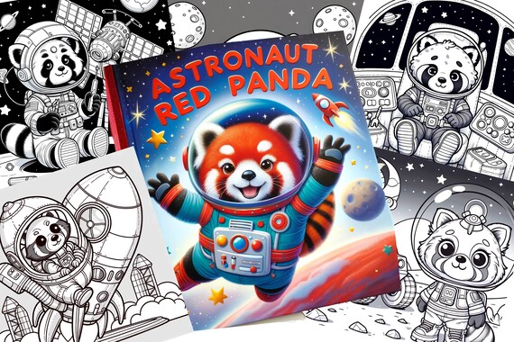 Premium Photo | Panda astronaut in outer space