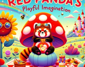 Rode Panda's speelse fantasie-avontuur! 15 pagina's kleurplaten direct downloaden!