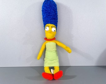 Marge Simpsons Plush Figure, Original Matt Groening The Simpsons Merchandise 2000s