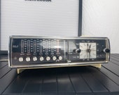 Grundig Sono Clock 10, retro radio alarm clock 60s, Mid Century design in white