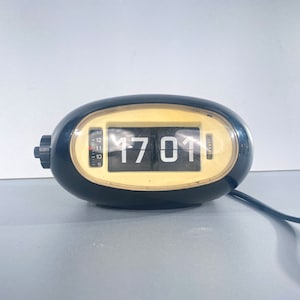 Flip clock, egg, Japan, black
