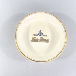 old pubs ashtray / bowl, Königs Pilsener, Köpi, beige with gold rim made of porcelain