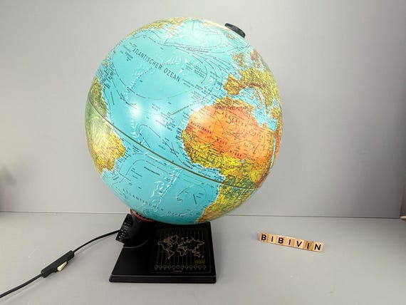【日本未発売】オランダ karlsson led globe Vintage Illuminated Globe by Scan Globe From the 1980s - Etsy