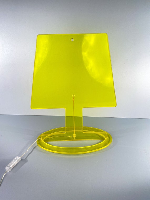 Ikea Vintage Lampe Kvarter Jaune Lampe Acrylique Mince Etsy France Ikea Vintage Lampe Kvarter Jaune Lampe Acrylique Mince Etsy France