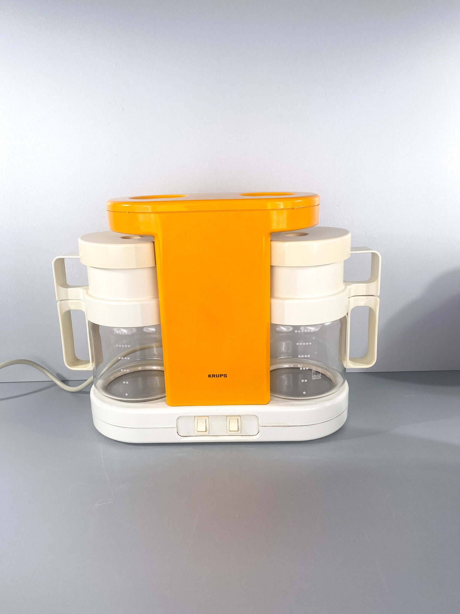 Krups Double Coffee Machine Type 269 in Orange Original 70s 