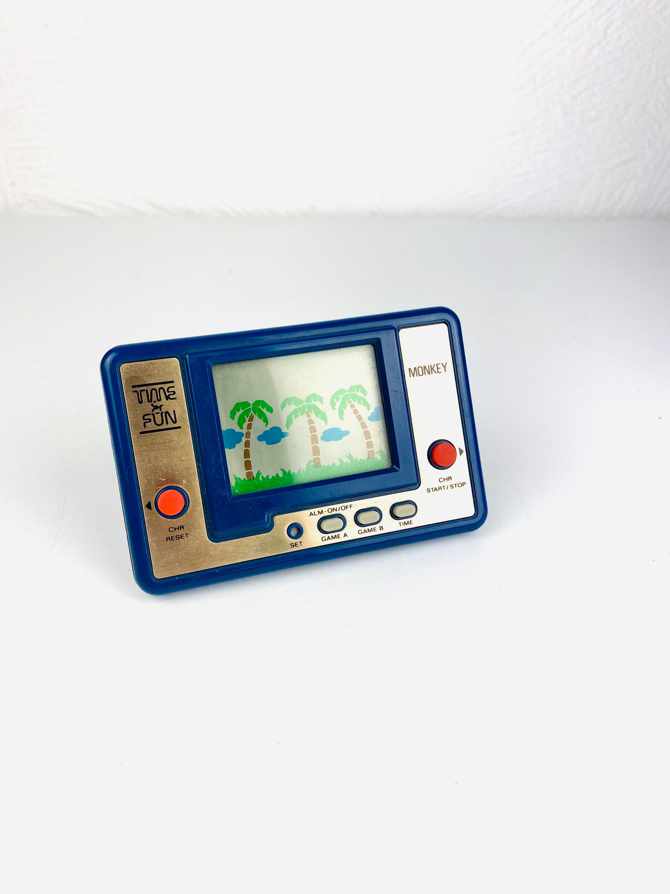 Vintage LCD Game, Time and Fun, 