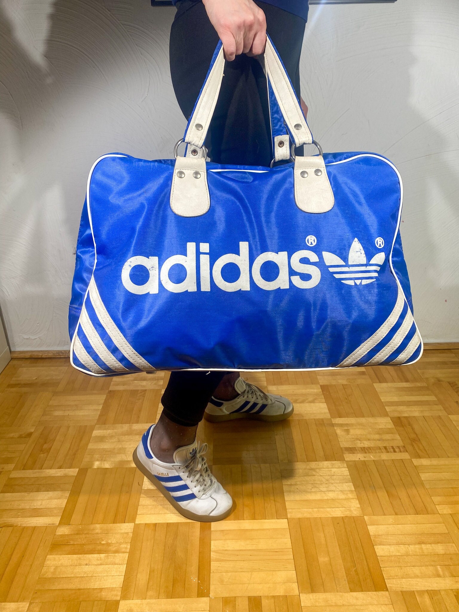Large Adidas Original Vintage 80s Sports Bag Training Bag in - Etsy Canada