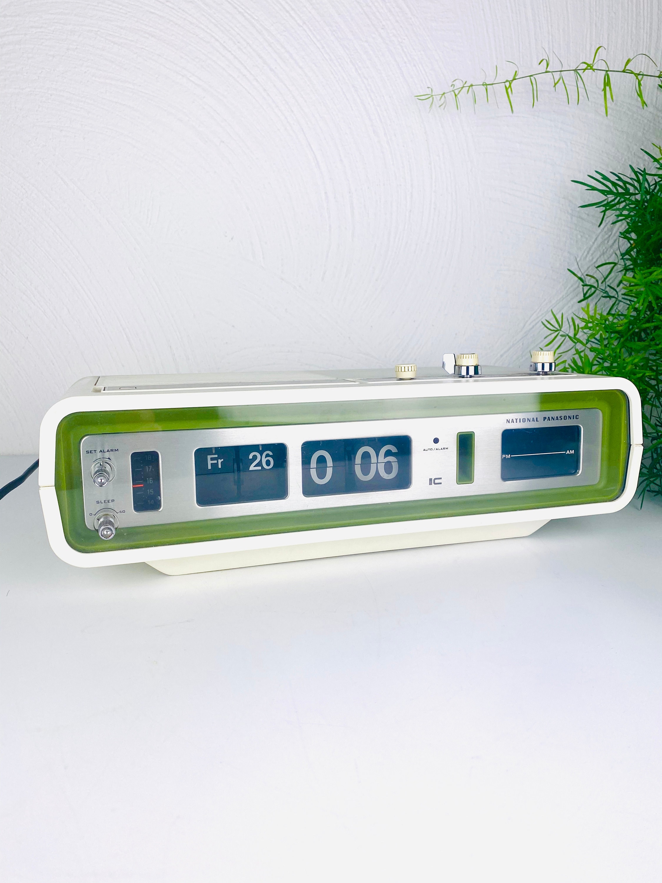 Vintage Flip Clock, National Panasonic RC-707 B- Rare - Etsy