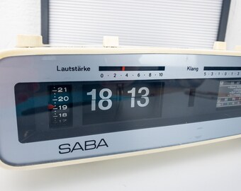 Sveglia d'oro flip clock vintage SABA RC11 | Etsy Italia
