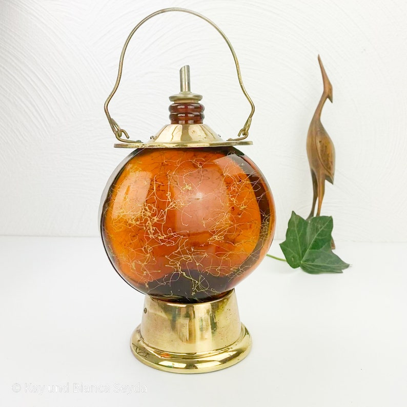Vintage liqueur bottle liquor bottle with music box brass Etsy