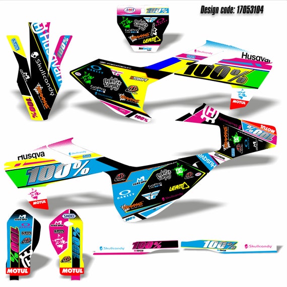 Aufkleber Sticker Autocollant Adesivi Aufkleber Decal Motocross Husqvarna