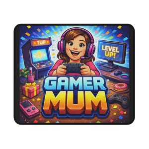 Antislip muismat Gamer Mum | Gaming-bureaumat