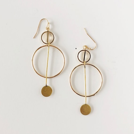 rory earrings | gold plated copper