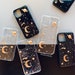 Moon & Stars Starry Sky Glitter Celestial Galaxy iPhone X Xs / XR / 11 / 12 / 13 / Pro / Pro Max Phone Case 