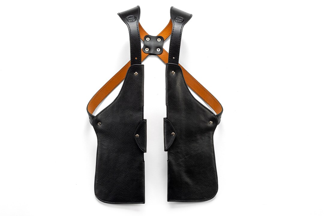 Plain Front Leather Shoulder Holster Bag Holster Bag Utility Vest Cell