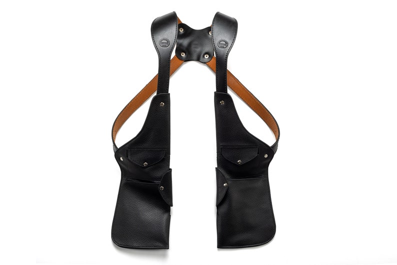 Leather Shoulder Holster Bag Holster Bag Utility Vest Cell Phone
