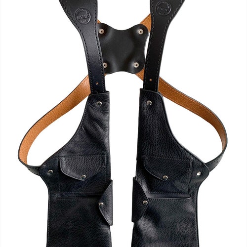 Leather Shoulder Holster Bag Holster Bag Utility Vest Etsy